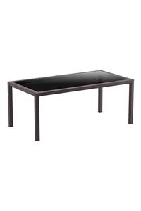 Siesta 880 Tahiti Bahçe Masası 94x180 Kahve