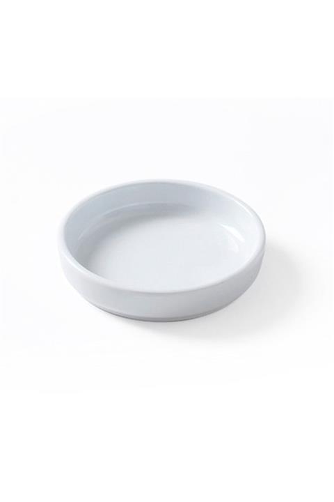 HibanaMorza Melamin x6 Adet Çay Tabak 10cm Beyaz (çap:10cm Yuk:2cm 68gr)