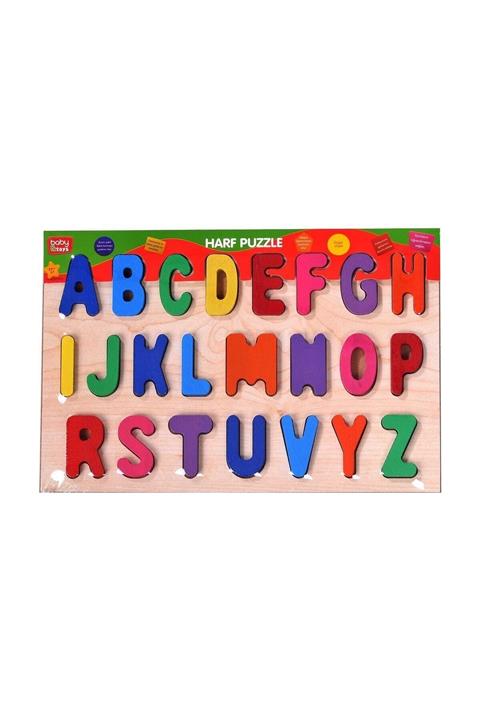 Baby&Toys Ahşap Harf Bebek Puzzle /