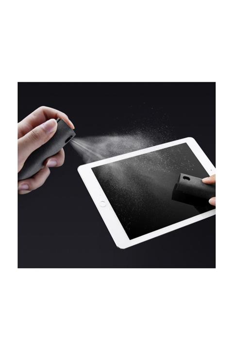 Baseus Kokulu Tek Parça Ekran Temizleyici Seti Siyah