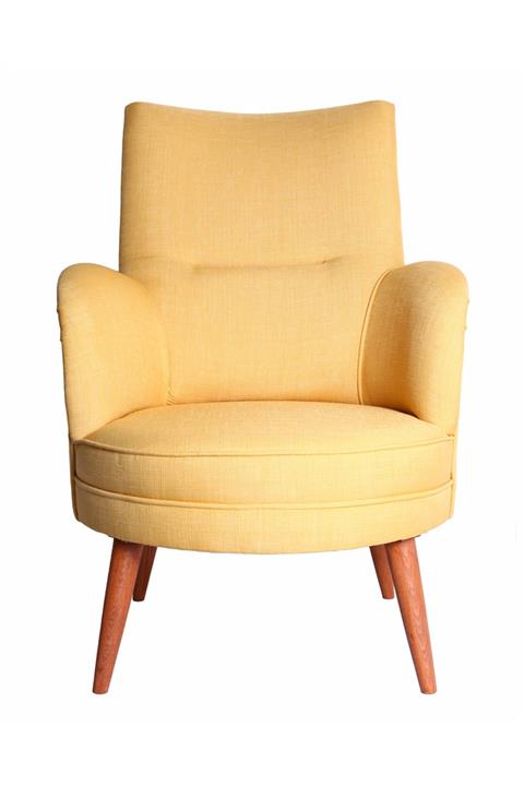 Ze10 Design Victoria Tekli Koltuk Sarı