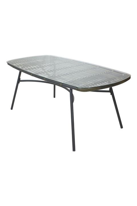 Tmall Home Design Rattan Bahçe Masası Gri