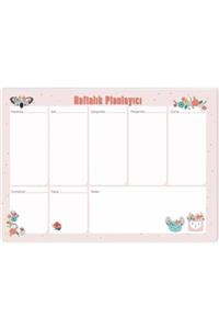 KESKİN COLOR Planner Koalalama Masa Üstü Haftalık Planlayıcı 17x24 Cm 52 Yaprak