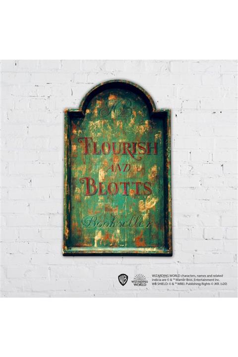 Sihir Dükkanı Wizarding World Tabela : Flourish & Blotts 02