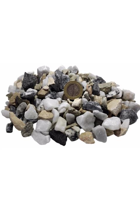 Mevadd 2 Kg Mermer Çakıl Taşı Renkli Dere Taşı Çakıl Taşı Bahçe Süs Taşı Dolamit Taş Dekoratif Taş Akvaryum