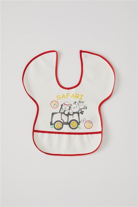 DeFacto Erkek Bebek Baskılı Mama Önlüğü V0570A221SM