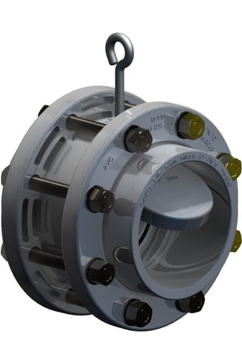 Nozbart Pvc Komple Tak-çıkar Çalpara Çekvalf 140mm