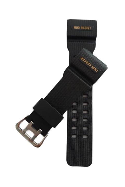 Casio Gg1000 1a Uyumlu Siyah Renk Silikon Saat Kordonu