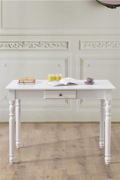 Woodenbend Bianco Beyaz Çalışma Masası