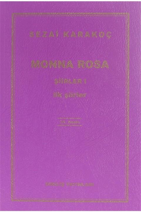 Diriliş Yayınları Monna Rosa - Şiirler 1 Sezai Karakoç