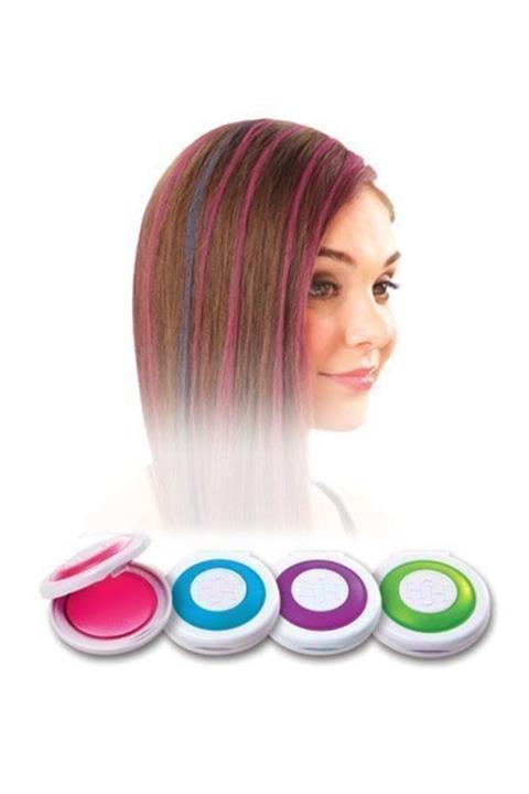 KaktüsKedi 4 Renk Geçici Saç Tebeşir Seti 714662