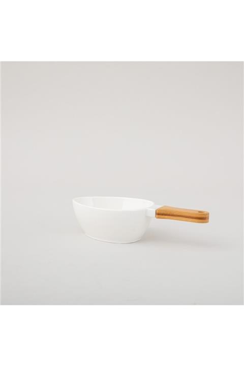 Chakra Felicity Bambu Saplı Küçük Boy Servis Kasesi 26x12 Cm