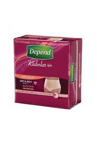 Depend Emici Külot Kadın Orta 10 Adet - 6'lı Toplam 60 Adet