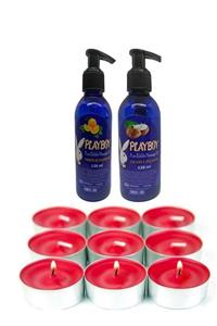 Playboy Aroma Terapi Spa Mum Hediyeli Yenilebilir Portakal & Hindistan Vücut Masaj Yağı 120 Ml