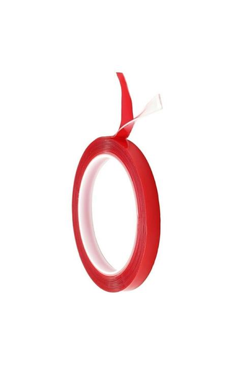 Ankaflex Silikonlu Çift Taraflı Şeffaf Montaj Bandı 10mm X 5mt Çift Taraflı Yapışkanlı Bant 10mm