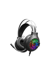 Rampage Rm-k44 Zengıbar 7.1 Surround Rgb Işık Efekti Mikrofonlu Oyuncu Kulaklığı Siyah