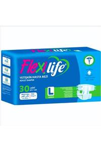 Flexi Life Hasta Alt Bezi Yetişkin Flexilife Mavi Beyaz (bağlama) (30 Adet) Large