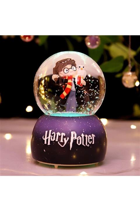 Hediye Sahibi Harry Potter Orta Boy Işıklı Müzikli Kar Küresi