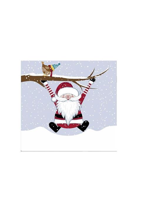 alouette Yılbaşı Peçetesi Noel Baba & Kar 20'li