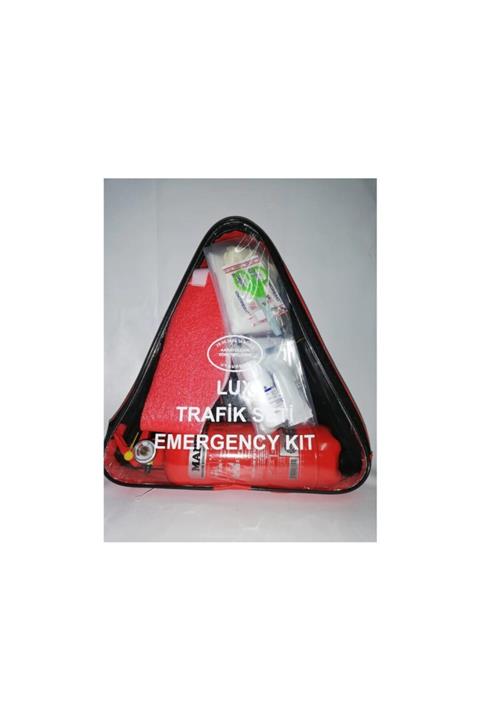 erkaotomotiv Tüv Uyumlu 4 Yıl Yangın Söndürme Cihazlı Trafik Seti