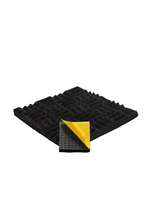 TÜRKELİ Ses Yalıtımı Akustik Labirent Sünger Yanmaz Yapışkanlı 30mm 60 Dns 50x50