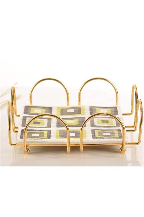 Özc Kitchens Lüx Paslanmaz Metal Gold Peçetelik