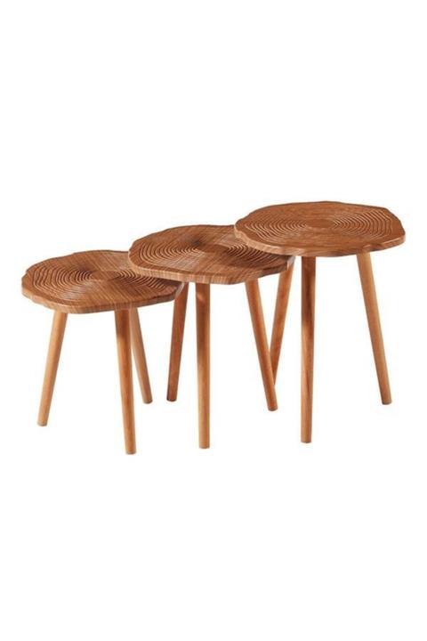 Just Home Tree Zigon Sehpa - Ceviz