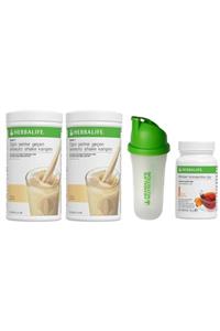 Herbalife Shake Vanilya 2 Adet + Şeftali Çay + Shaker