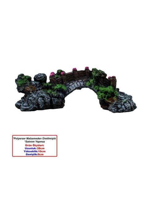 Ans Premium Köprü Akvaryum Dekoru 28x10x9cm