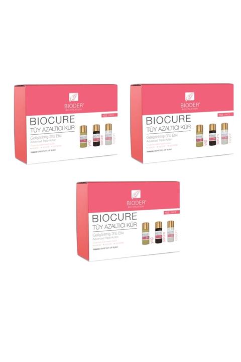Bioder Tüy Azaltıcı Kür 3'lü Etki 3 X 5 Ml - Yüz Için X3 Adet