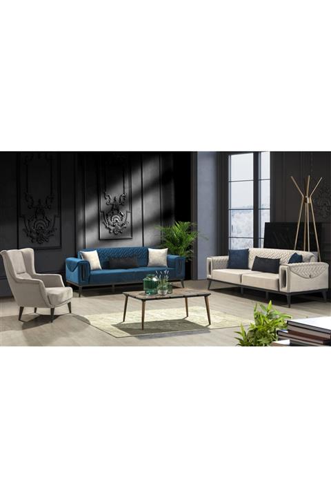 Mobilyanız İnegölden Ceyda Koltuk Takımı (3+3+1)