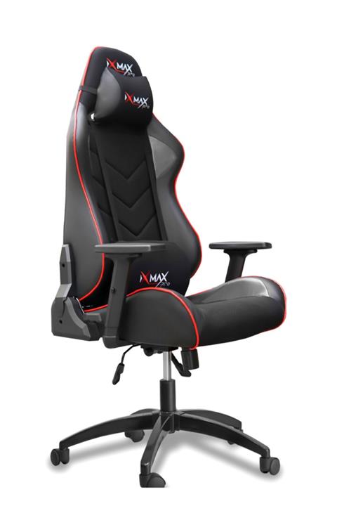 XMAX Karyus Exclusive Terletmez Kumaş Yatak Olur 3d Kollu Çift Yastıklı Profesyonel Oyuncu Koltuğu