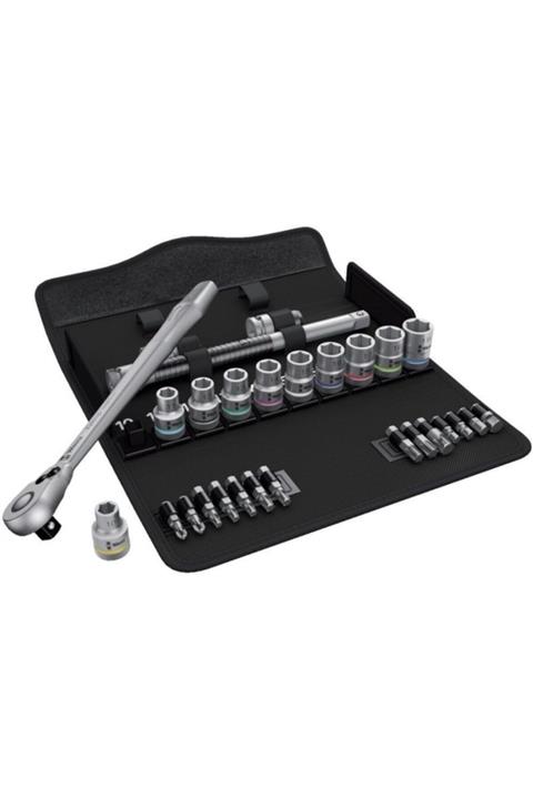 wera 05004078001 Bits Ve Lokma Anahtar Set 1/2 Inç 28 Parçalı Zyklop Sağ/sol