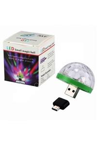 DIGERUI Micro Otg + Mini Sihirli Disko Topu 4w Led Usb Küre