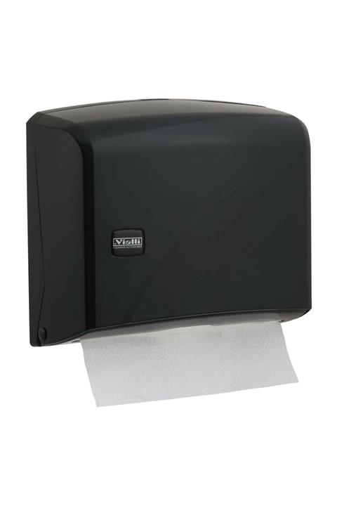 KUGULET Z Katlı Kağıt Havlu Dispenseri 200' Lü Siyah K1b