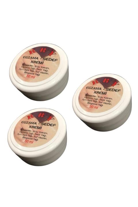 RBY 3 Kutu Bitkisel Krem Egzama Sedef Mantar Destek Kremi 3x50ml