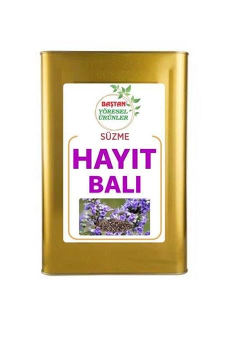 Baştan Yöresel Ürünler Hayıt Balı Süzme 25kg Teneke