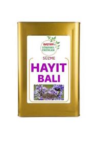 Baştan Yöresel Ürünler Hayıt Balı Süzme 25kg Teneke