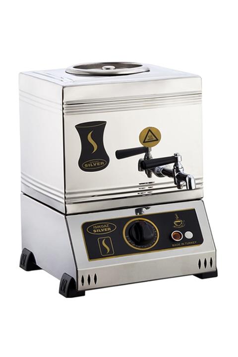 Işıkgaz Silver 15'lik Pleytsiz Çay Kahve Kazanı (1 Demlikli)