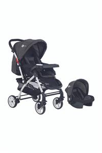 4 Baby Siyah Active Travel Sistem Bebek Arabası