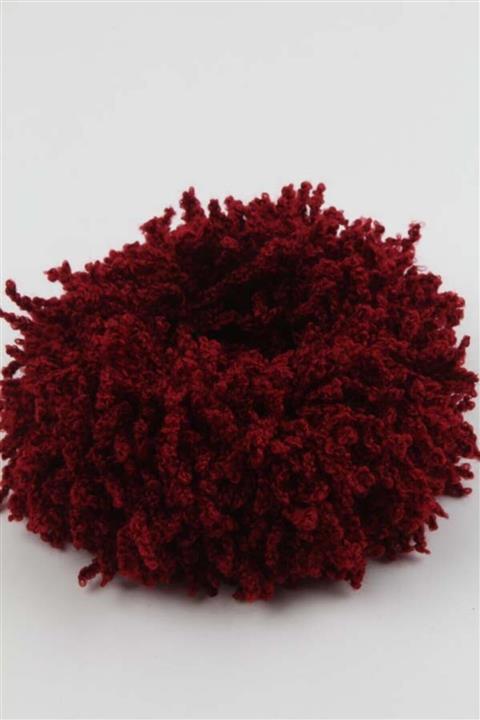 İsra Silk Puf Topuz Tokası Bordo