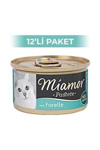 Miamor Pastete Kedi Maması Alabalıklı 12x85gr