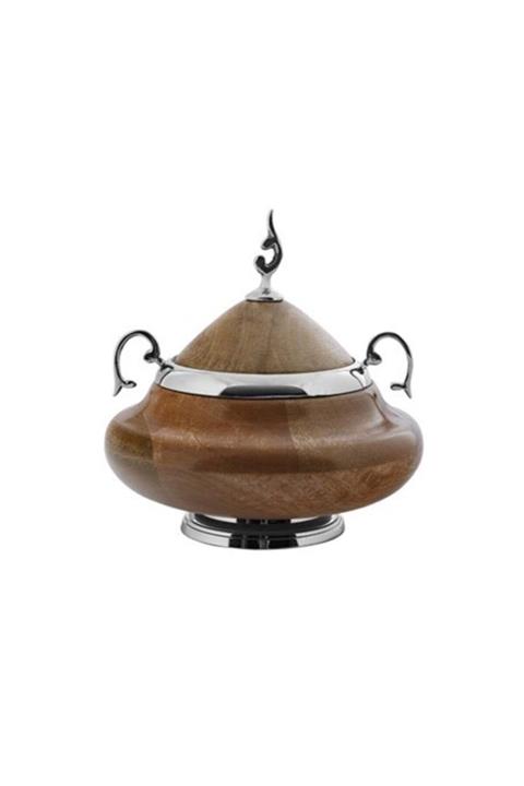 Vitale Lilav Metal Ahşap Kapaklı Şekerlik AK.FN0027