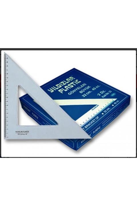 Yıldızlar Gönye 45° 32 cm