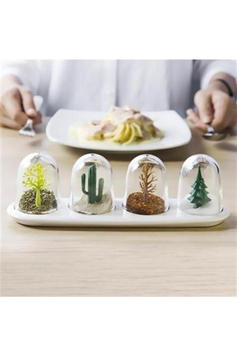 3balışveriş Dört Mevsim Baharatlık - Four Seasons Spice Shakers