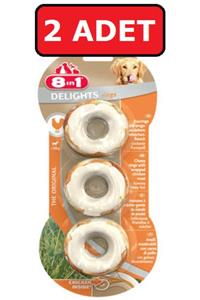 8in1 Delights 8 In1 Kemik Delight Ring Tavuklu 2 Adet Ödül Kemiği S 119 Gr Köpek Ödül Kemik