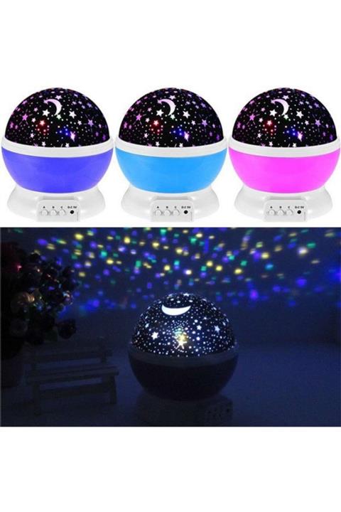 TROPİKAL Renkli Dönen Star Master Projeksiyon 1 Adet