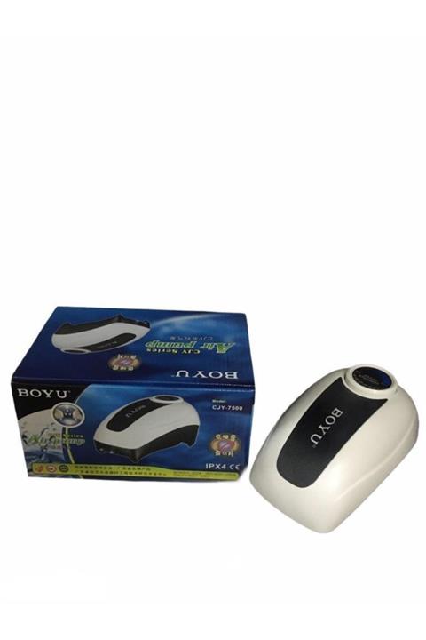 Boyu Cjy-7500 Çift Çıkışlı Hava Motoru 6w 7,5l/min