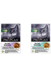 Purina Proplan Hindi Etli Ve Okyanus Balıklı Kısırlaştırılmış Kedi Maması 2x85gr.