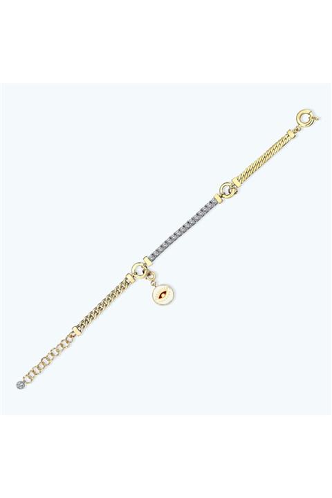 Altınbaş Altın Zincir Göz Bileklik